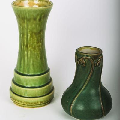 Pewabic pottery vases 1
