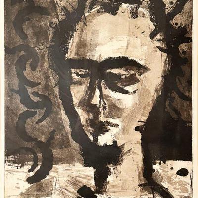 "Solitude" lithograph