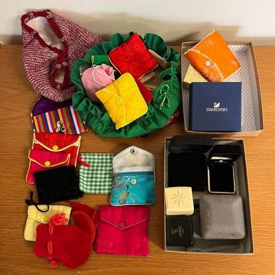 KFT165- Assorted Jewelry Boxes & Fabric Purses