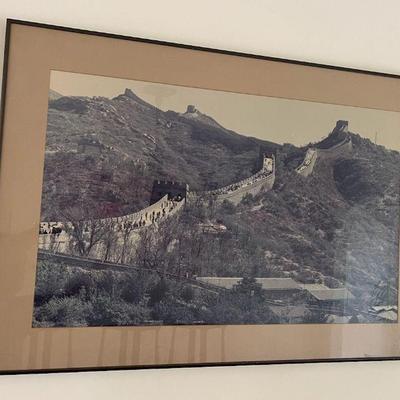 KFT005 Framed Great Wall Of China Photograph 