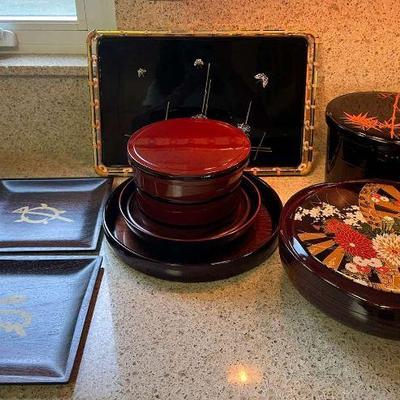 KFT056- Assorted Lacquered Serveware