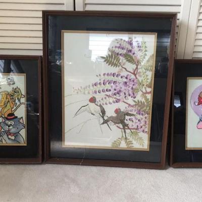 KFT007 - Embroidered Art Hangings