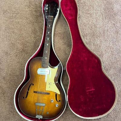 KFT143- Kay Hollow Body Electric Guitar With Guitar Case