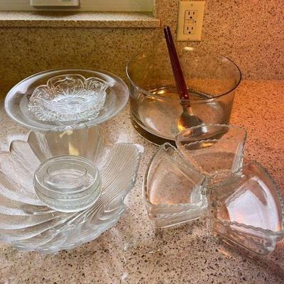KFT055- Various Glass Serveware