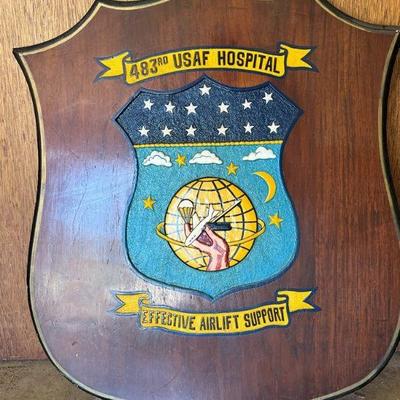 KFT153- Wooden Plaque Of US Air Force Airlift Support 