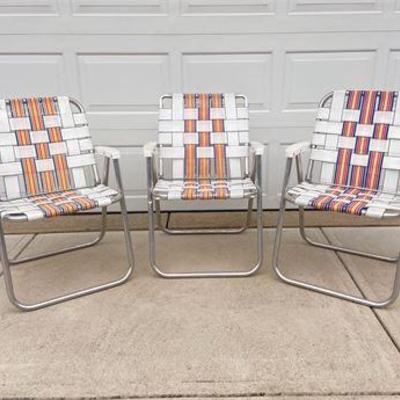 Vintage Folding Web Lawn Chairs .jpg