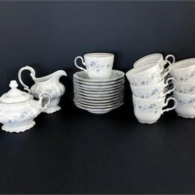 Johann Haviland Blue Garland Tea Service Collection .jpg