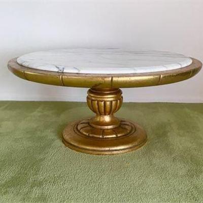 James Mont Style Marble Coffee Table .jpg