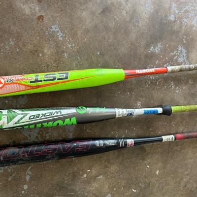 Soft Ball • Bats • $10 ea 