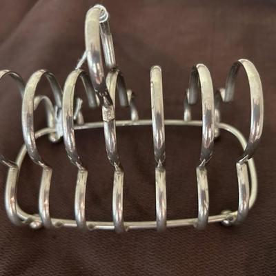 Silver Plate • Toast Rack • $12