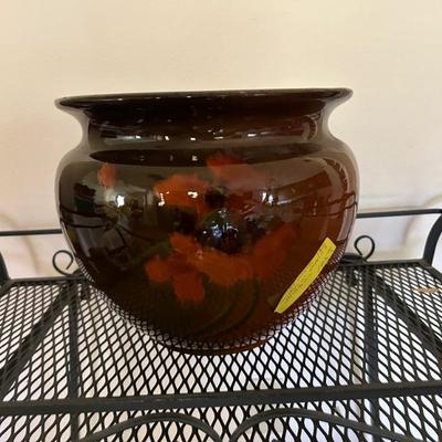 1920’s • Weller • Lewelsa • Jardiniere • 12.5” dia • $165
