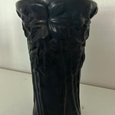 Arts & Crafts • Aubergine • Pottery • Vase • 8” • $75
