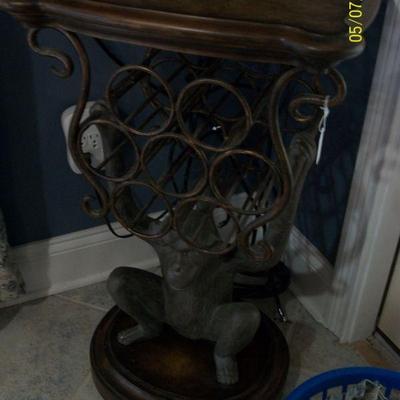 Monkey wine rack and table