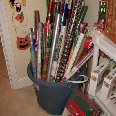 Lots of gift wrapping will be on site