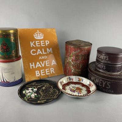 Lot 76 | Vtg Advertising Tins & More!

