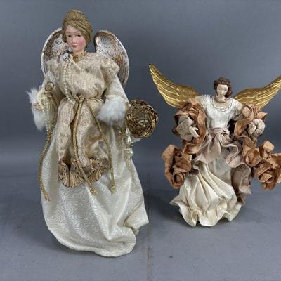 Lot 462 | Vtg Angel Christmas Tree Toppers
