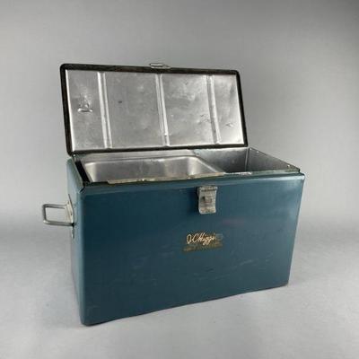 Lot 95 | Vtg JC Higgins Metal Cooler Chest
