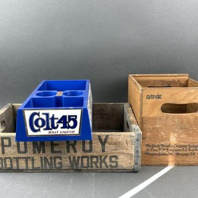 Lot 213 | Vintage Advertising Crates
