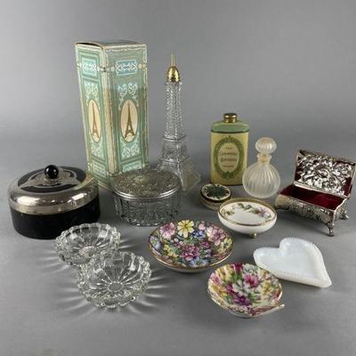 Lot 120 | Vtg Chase Vanity Powder Jars & More!
