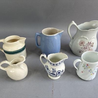 Lot 187 | Vtg Pitchers & Creamers
