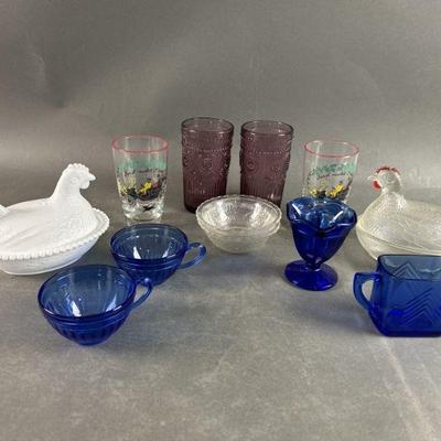 Lot 284 | Vintage Hand Painted Ford Glasses & More
