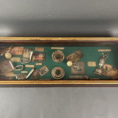 Lot 321 | Vintage Golf History Shadow Box
