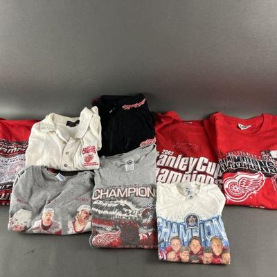 Lot 419 | XXL, 2XL Red Wings Fleece & Shirts & Child’s Shirt
