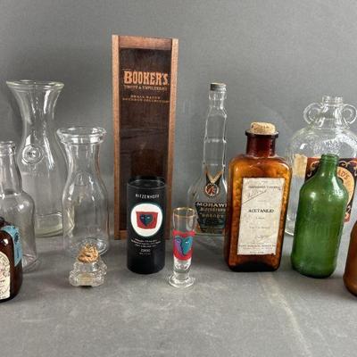 Lot 166 | Vintage Medicine, Soda Pop, Milk & Liquor Bottles
