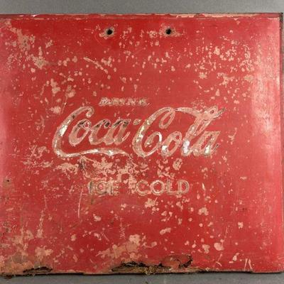Lot 215 | Vintage Metal Coca Cola Ice Cold Sign
