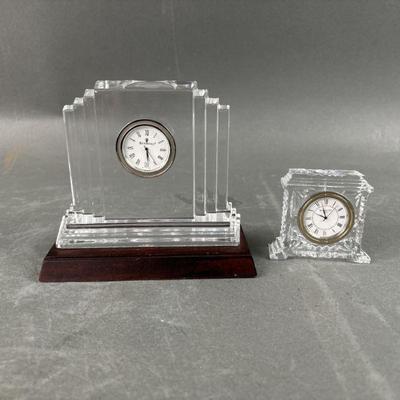 Lot 22 | Waterford Crystal & Glass Clocks

