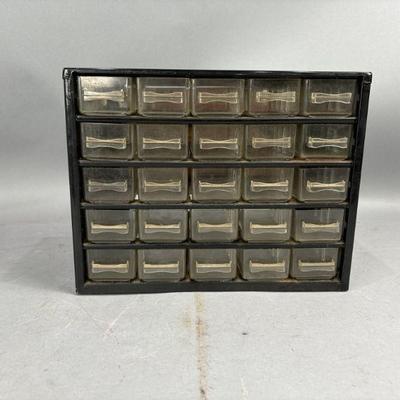 Lot 390 | Vtg Small Tools Organizer
