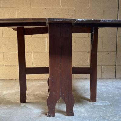 Lot 446 | Vintage Folding Gate Leg Table
