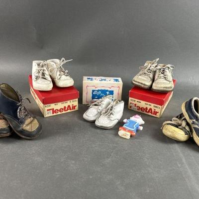 Lot 280 | Vintage Baby & Toddler Walking Shoes
