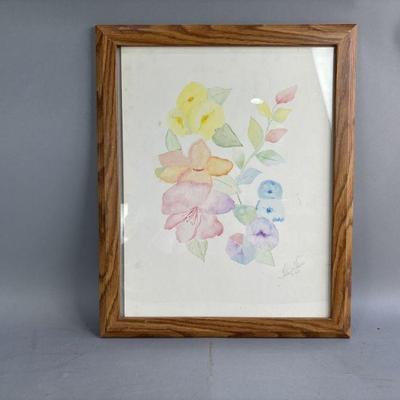 Lot 314 | Signed Watercolor Painting
