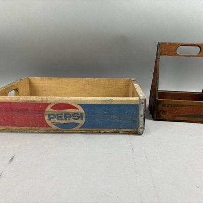 Lot 201 | Vtg Pepsi Crates
