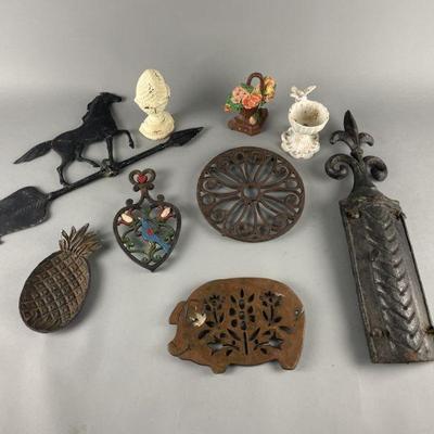 Lot 85 | Vtg Cast Iron Door Stops & More!
