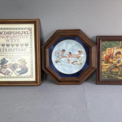 Lot 320 | Vtg Norman Rockwell Plate & More
