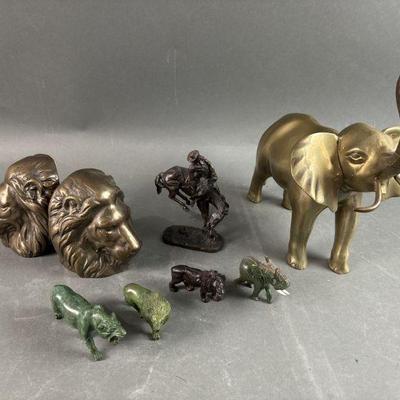 Lot 20 | Brass Animal Statues & More
