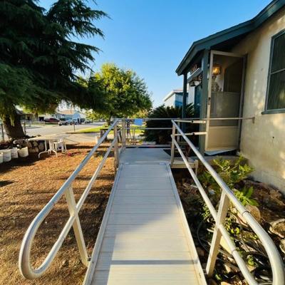 Wheelchair handicap, access ramp