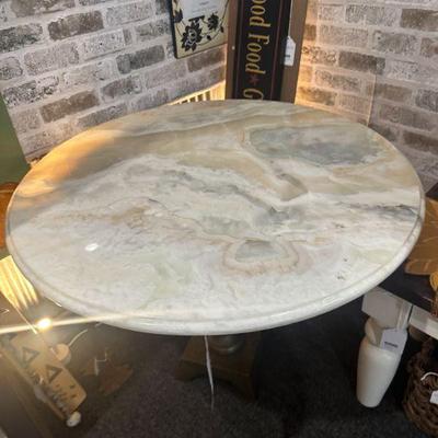 Vintage ONYX top accent table