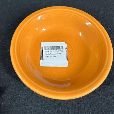 Fiesta Tangerine Fruit Bowl