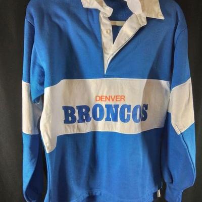 80’s Vintage Bronco Rugby Shirt (Medium)