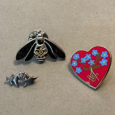 Mason and Shriner Lapel Pins