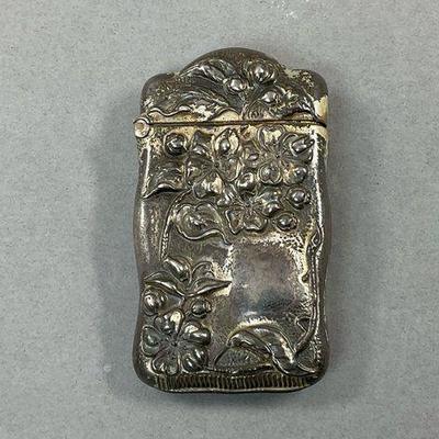 Sterling Silver Match Safe
