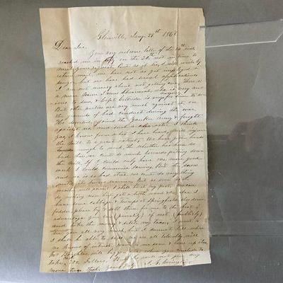 War Allegiance Letter