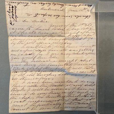 Black Voting 1868 Historical Letter