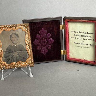 Advertising case ambrotype