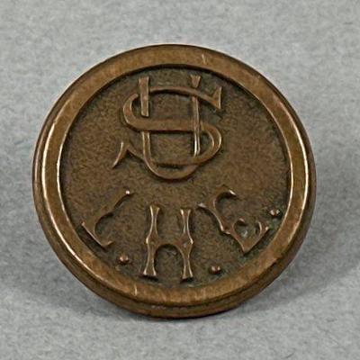 Brass U.S. Lighthouse Establishment Button