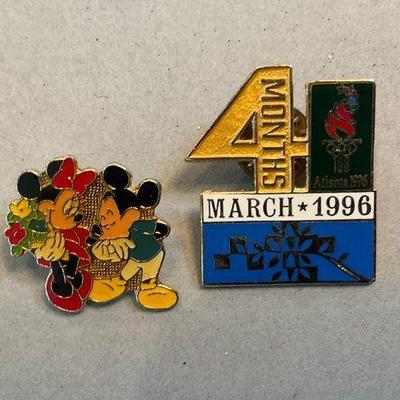 Disney and Olympics Hat Pins