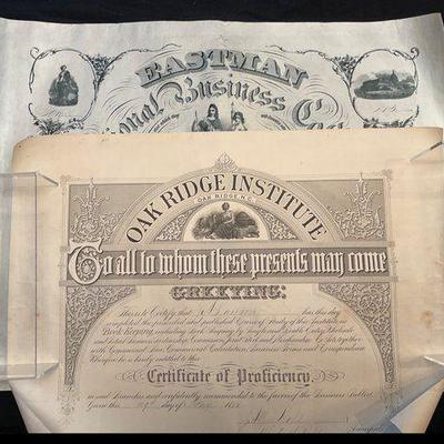 Antique Diplomas